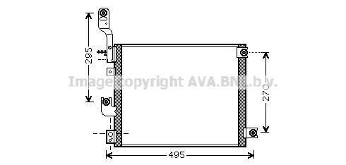 AVA QUALITY COOLING Конденсатор, кондиционер HY5194